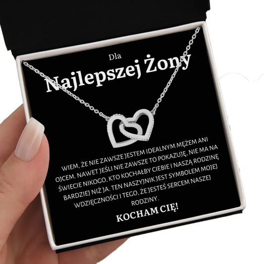 PL-11i Prezent dla żony – Naszyjnik z zawieszką Serca CBS