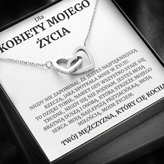PL-1i Prezent dla kobiety mojego życia – Naszyjnik z sercami