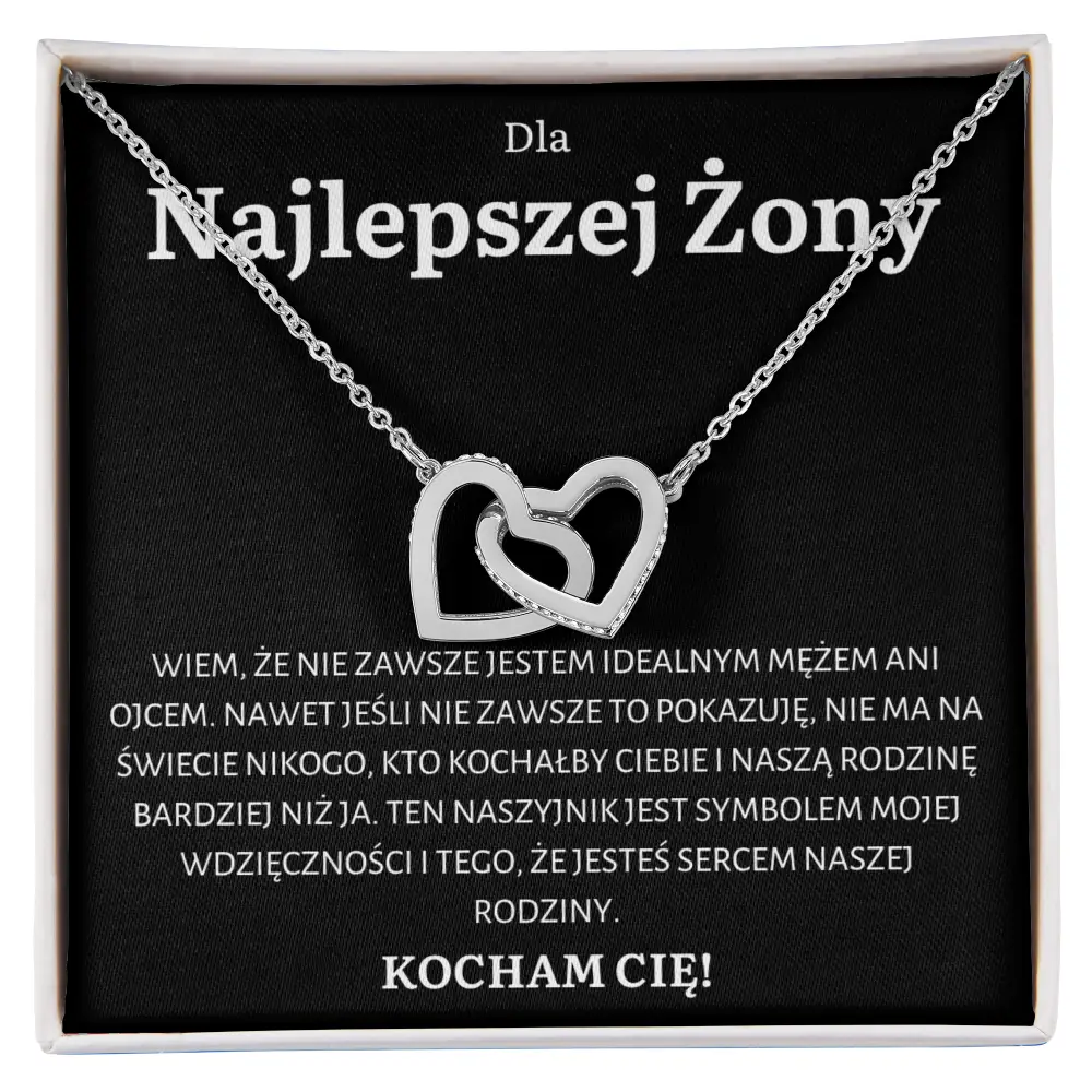 PL-11i Prezent dla żony – Naszyjnik z zawieszką Serca CBS