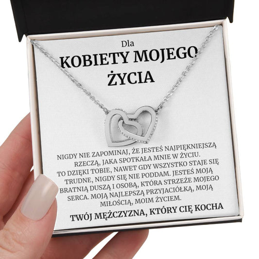 PL-1i Prezent dla kobiety mojego życia – Naszyjnik z sercami