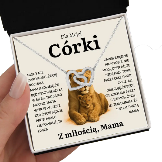 PL-10i Prezent dla córki – naszyjnik z zawieszką Serca od mamy