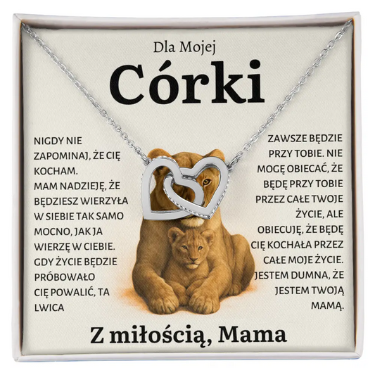 PL-10i Prezent dla córki – naszyjnik z zawieszką Serca od mamy